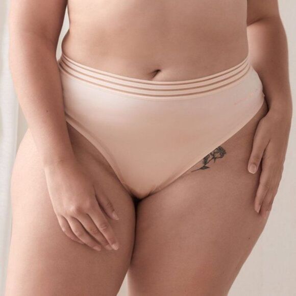 🆕 Ashley Graham Solid Invisible Thong Panty sz 1X - Picture 5 of 5